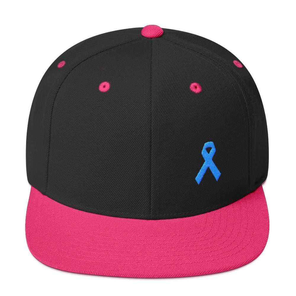 Sky Blue Pink Hat