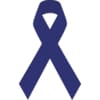 Dark blue awareness ribbon