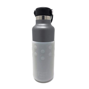 100 Bulk Pack 24 Ounce Water Bottles - Frosted Bottle With Blue Lids USA  Made